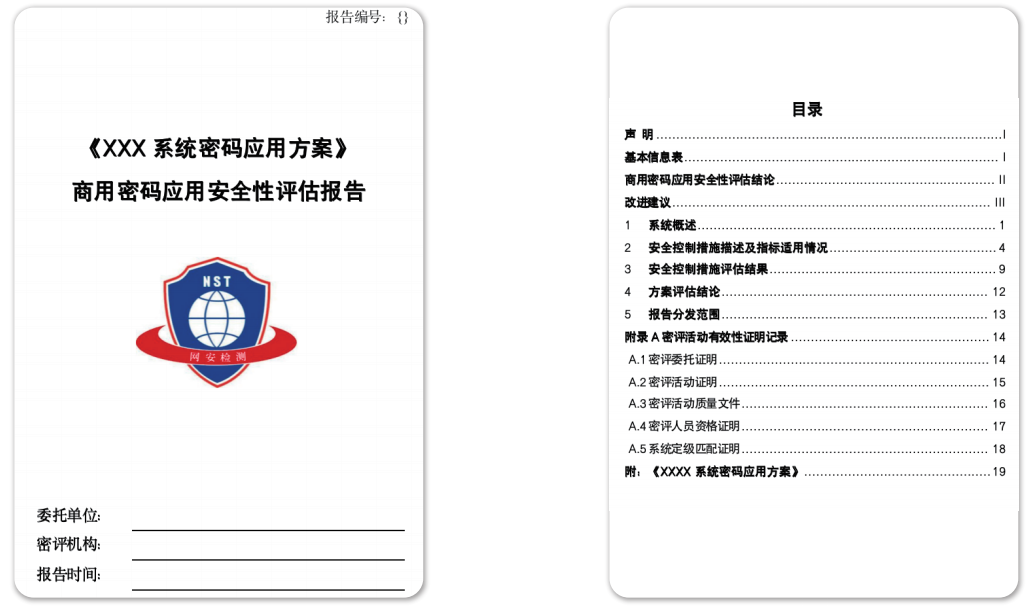 商用密码应用安全性评估报告